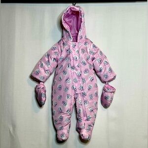 Disney Minnie Mouse Baby Girl Snow Suit 6 Months